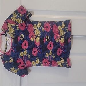 Oopsie Daisy Swim shirt Floral Pattern Size 6